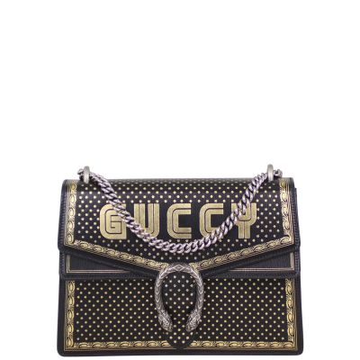 Gucci Dionysus Guccy Leather Shoulder Bag Front
