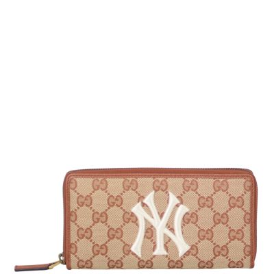 Gucci GG Original Wallet with Yankees Patch Front