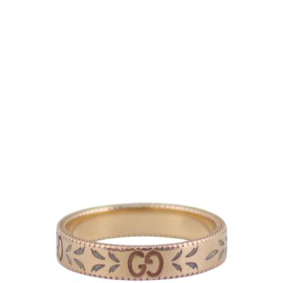 Gucci Icon 18k Rose Gold Ring Front