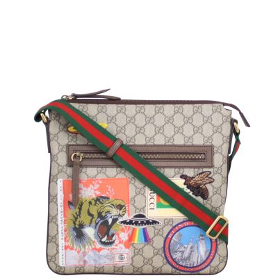 Gucci Soft GG Supreme Courrier Messenger Front