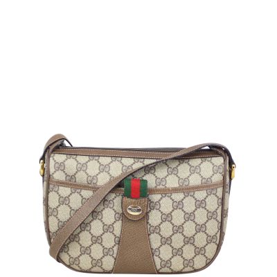 Gucci GG Web Sherry Line Crossbody Front