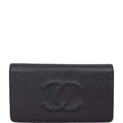 Chanel Timeless Bifold Wallet | Black Caviar 