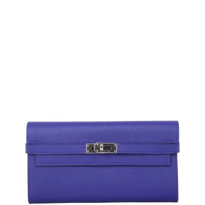 Hermes Kelly Classic Long Wallet Epsom 