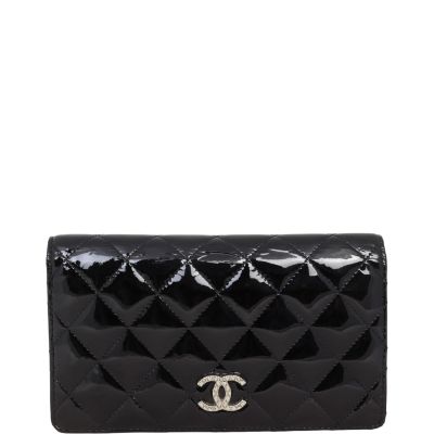 Chanel Brilliant CC Yen Wallet Patent