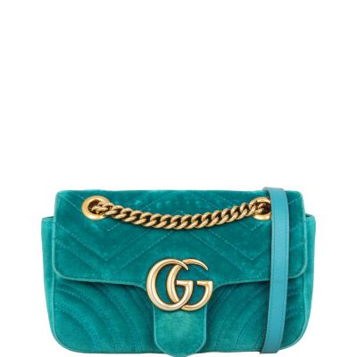 Gucci Marmont Velvet Mini Shoulder Bag