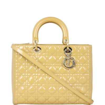 Dior Lady Dior Large Patent 