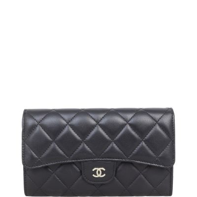 Chanel Classic Flap Long Wallet | Black 