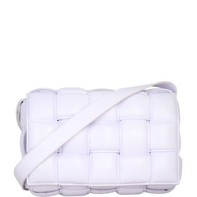 Bottega veneta padded cassette bag white online