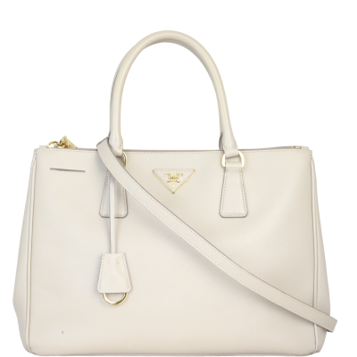 Prada Saffiano Lux Galleria Double Zip Tote Medium