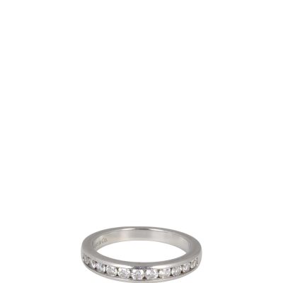 Tiffany & Co Setting Half Circle Diamond Wedding Band