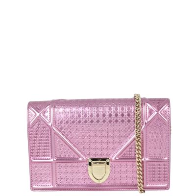 Dior Diorama Wallet on Chain Micro Cannage