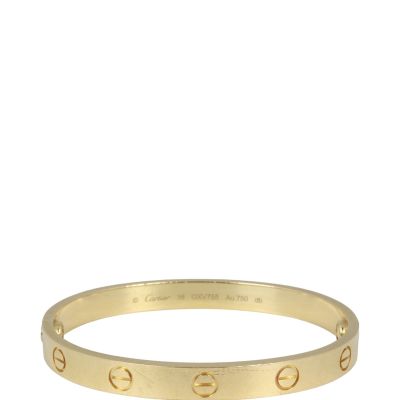 Cartier Love Bracelet 18k Yellow Gold