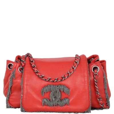 Chanel Rock & Cabaret Chain Fringe Accordion Flap Bag