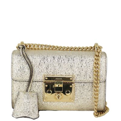 Gucci Padlock Metallic Small Shoulder Bag