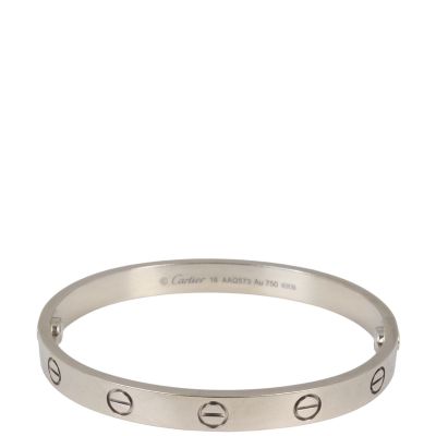 Cartier Love Bracelet 18k White Gold