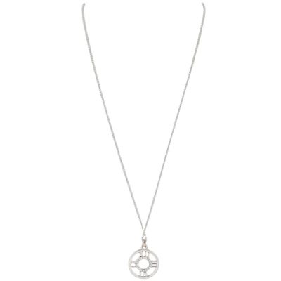 Tiffany & Co. Atlas Diamond 18k White Gold Necklace
