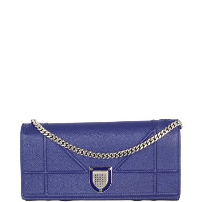 Dior diorama calfskin clutch deals