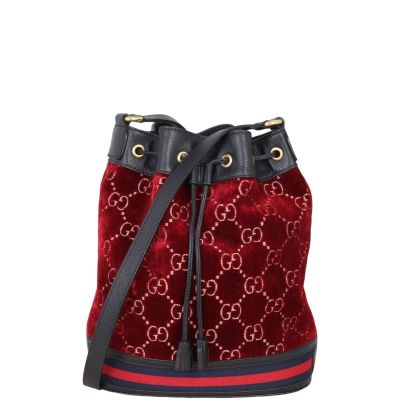 Gucci Ophidia GG Bucket Bag Velvet
