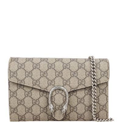 Gucci Dionysus GG Supreme Chain Wallet