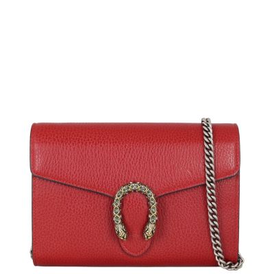 Gucci Dionysus Mini Leather Chain Wallet