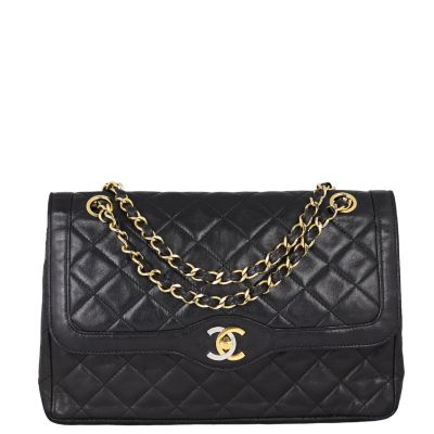 Chanel Two Tone CC Double Flap