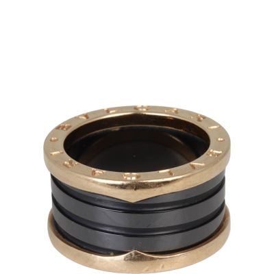Bvlgari B.Zero1 18k Rose Gold Four Band Ring