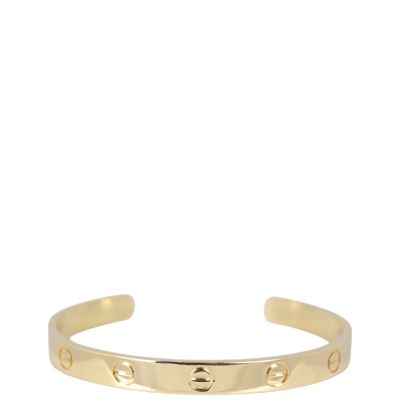 Cartier Love Cuff Bracelet 18k Yellow Gold
