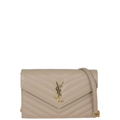 Saint Laurent Cassandre Envelope Chain Wallet