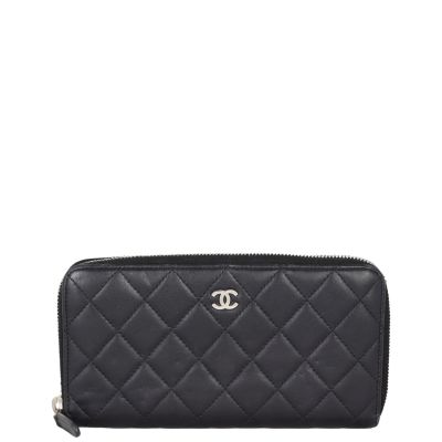 Chanel Classic Zipped Wallet | Black 