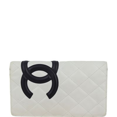Chanel Ligne Cambon Yen Wallet | White 
