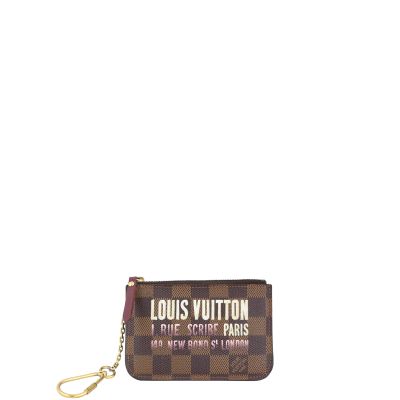 Louis Vuitton 1 Rue Scribe Paris Card and Key Holder Front