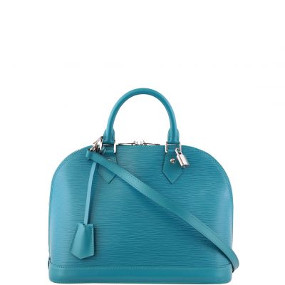 Louis Vuitton Alma PM Epi with Shoulder Strap Front
