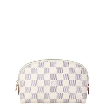 Louis Vuitton Cosmetic Pouch Damier Azur Front