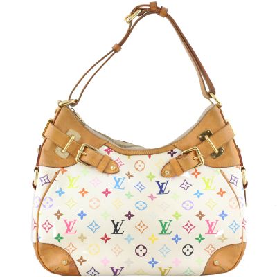 Louis Vuitton Greta Monogram White Multicolore Front