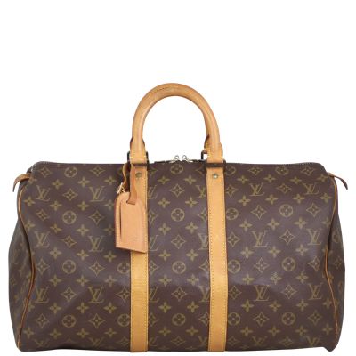 Louis Vuitton Keepall 45 Monogram Front