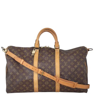 Louis Vuitton Keepall 50 Bandouliere Monogram Front
