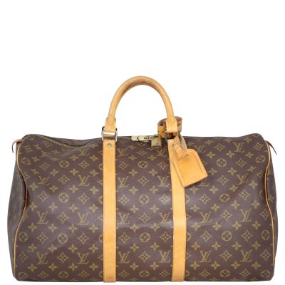 Louis Vuitton Keepall 50 Monogram Front