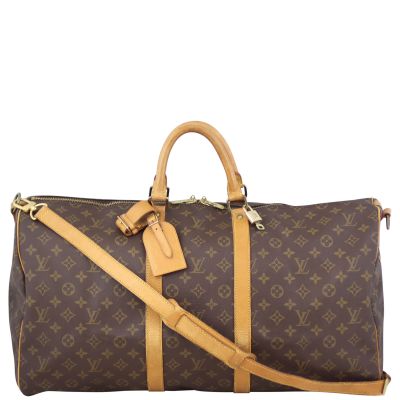 Louis Vuitton Keepall 55 Bandouliere Monogram Strap