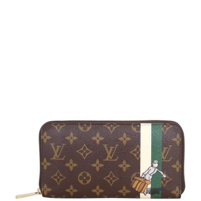 Louis Vuitton Monogram Groom Zippy Organiser Wallet Front