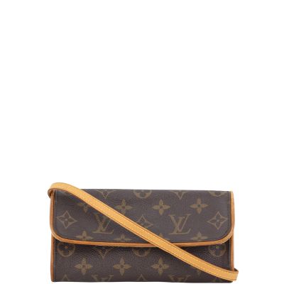 Louis Vuitton Pochette Twin PM Monogram front strap