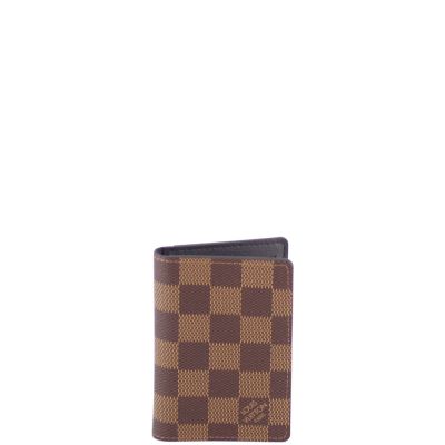 Louis Vuitton Pocket Organiser Damier Ebene Front