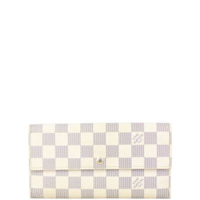 Louis Vuitton Sarah Wallet Damier Azur Front