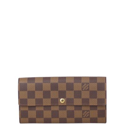 Louis Vuitton Sarah Wallet Damier Ebene Front