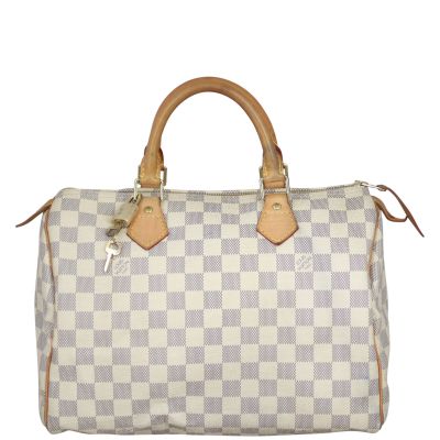 Louis Vuitton Speedy 30 Damier Azur front