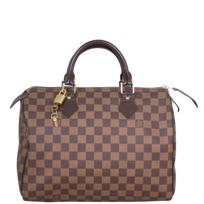 Louis Vuitton Speedy 30 Damier Ebene Front