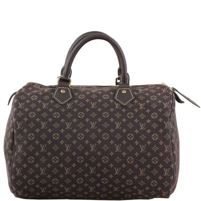 Louis Vuitton Speedy 30 Fusain Monogram Idylle Front