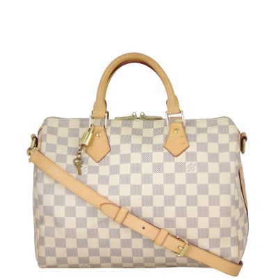 Louis Vuitton Speedy Bandouliere 30 Damier Azur Front