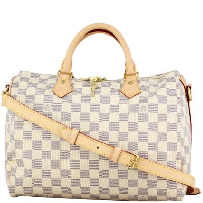 Louis Vuitton Speedy 30 Bandoulière Damier Azur Strap