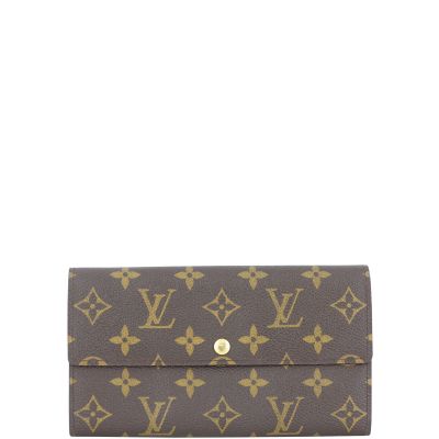 Louis Vuitton Sarah Wallet Monogram Vintage Front