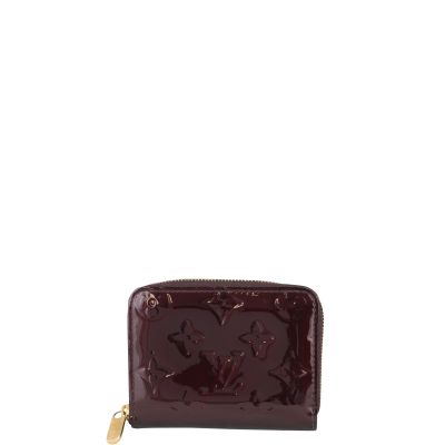 Louis Vuitton Zippy Coin Purse Monogram Vernis Front